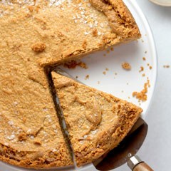 Photo: A pie with a missing slice. Photo by Sheri Silver.